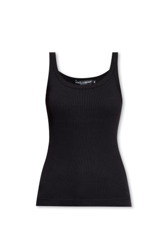 Dolce & Gabbana Ribbed Top - Dolce & Gabbana - Modalova