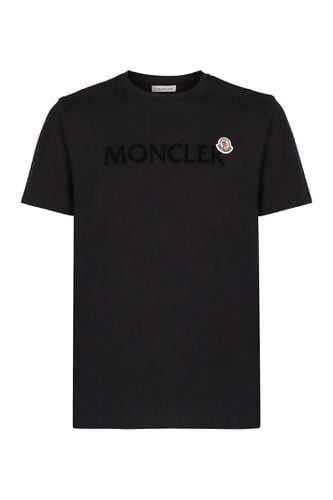 Moncler Cotton Crew-neck T-shirt - Moncler - Modalova