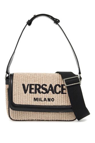 Versace Milano Raffia Bag - Versace - Modalova