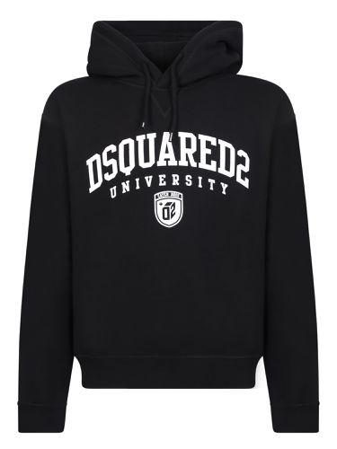 Dsquared2 University Black Hoodie - Dsquared2 - Modalova