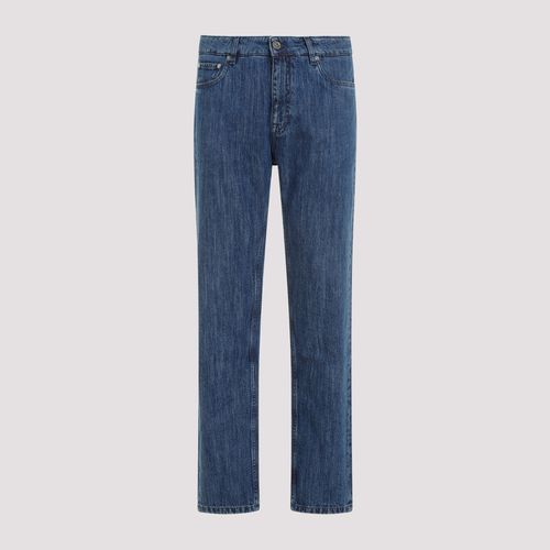 Etro Blue Regular Fit Stretch Jeans - Etro - Modalova