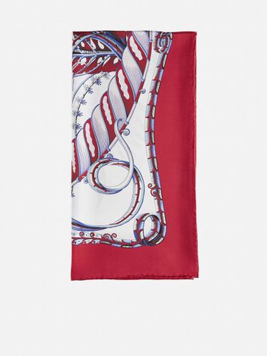 Ferragamo Fish Print Silk Scarf - Ferragamo - Modalova