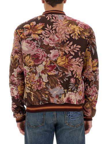 Etro Floral Print Bomber Jacket - Etro - Modalova