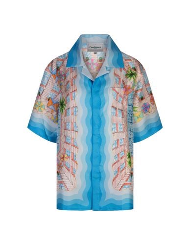 Casablanca Le Plongeon Silk Shirt - Casablanca - Modalova