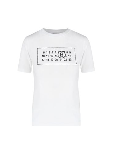 MM6 Maison Margiela Logo T-shirt - MM6 Maison Margiela - Modalova