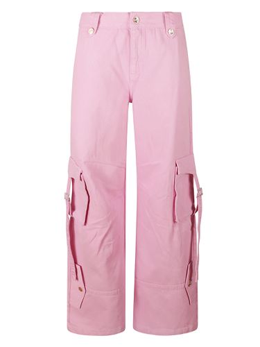 Wide Straight Leg Cargo Pants - Blugirl - Modalova