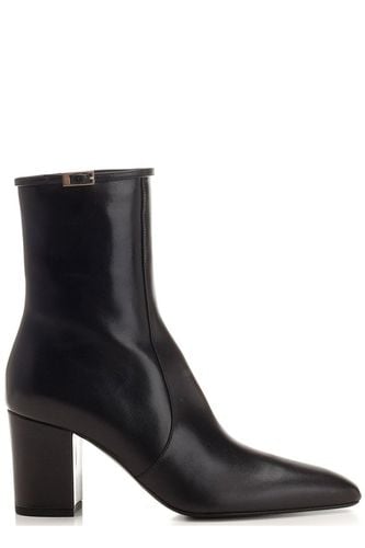 Square Toe Ankle Boots - Saint Laurent - Modalova