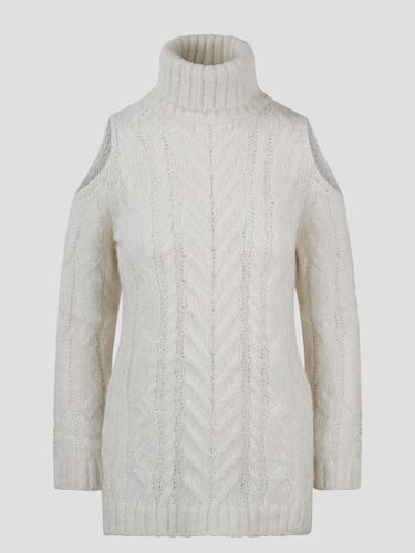 Parosh Alpaca Cable Sweater - Parosh - Modalova