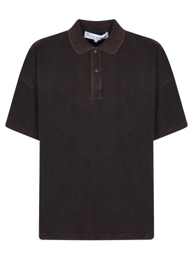 J. W. Anderson Dark Cotton Polo Shirt - J.W. Anderson - Modalova