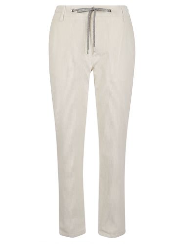 Eleventy Trousers Cream - Eleventy - Modalova