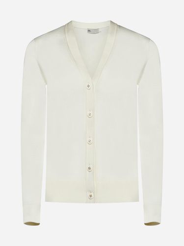 Simone Wool And Silk Cardigan - Tory Burch - Modalova