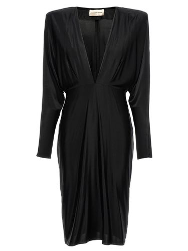 V-neck Jersey Dress - Alexandre Vauthier - Modalova