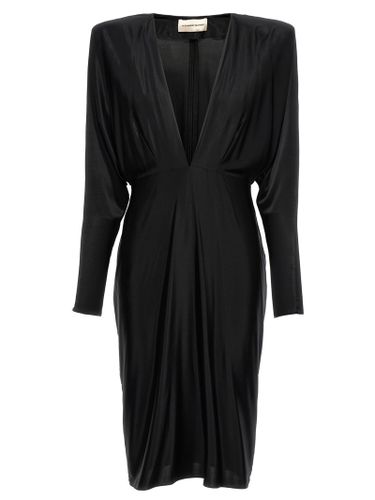 V-neck Jersey Dress - Alexandre Vauthier - Modalova