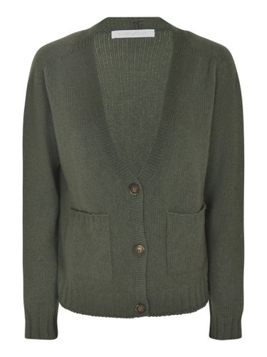 Classic Knit Buttoned Cardigan - Oliver Lattughi - Modalova