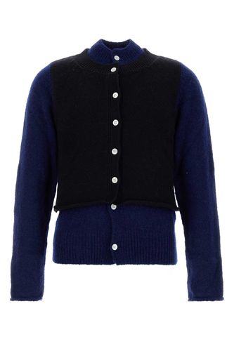 Two-tone Wool Blend Cardigan - Namacheko - Modalova