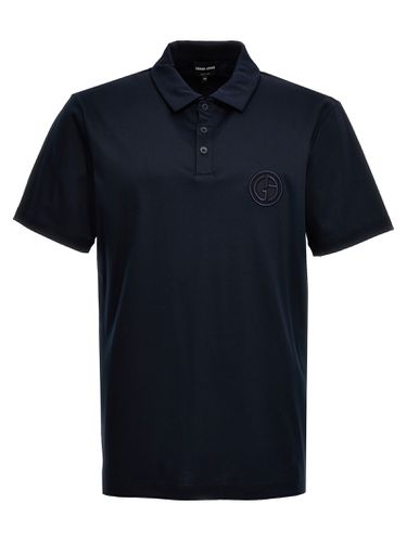 Logo Embroidery Polo Shirt - Giorgio Armani - Modalova