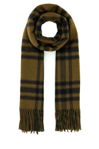 Embroidered Cashmere Reversible Scarf - Burberry - Modalova