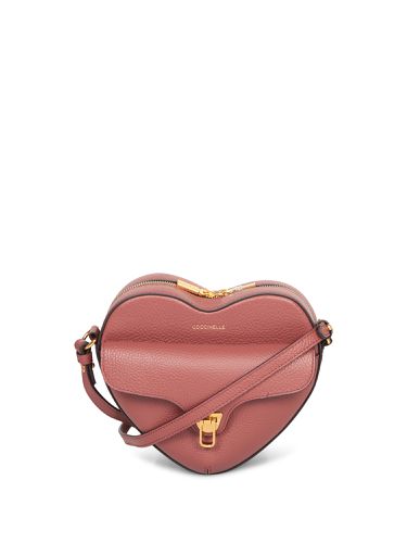 Beat Soft Heart Leather Bag Brandy - Coccinelle - Modalova