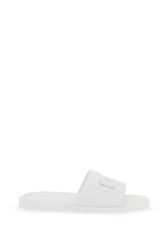 Dolce & Gabbana Dg Rubber Slides - Dolce & Gabbana - Modalova