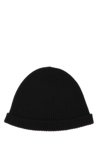 Black Cashmere Beanie Hat - Jil Sander - Modalova