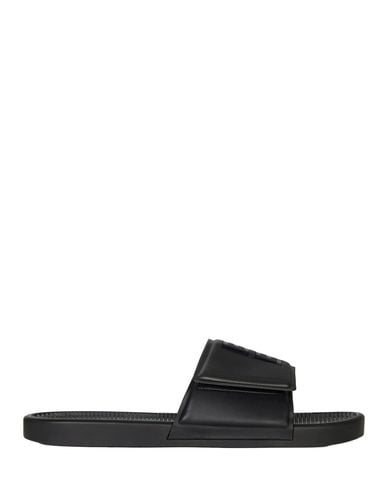 Flat Slide Sandals In Synthetic Leather - Givenchy - Modalova