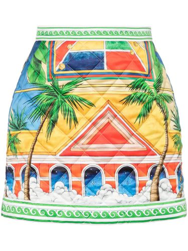 Triomphe Dorange Quilted Mini Skirt - Casablanca - Modalova