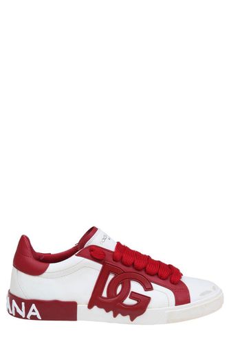 Portofino Logo Patch Sneakers - Dolce & Gabbana - Modalova