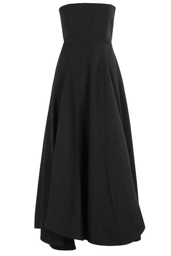 Strapless Flared Midi Dress - Emporio Armani - Modalova