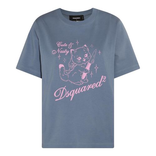 Graphic Printed Crewneck T-shirt - Dsquared2 - Modalova