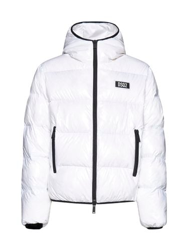 Kaban Hooded Shiny Down Jacket - Dsquared2 - Modalova