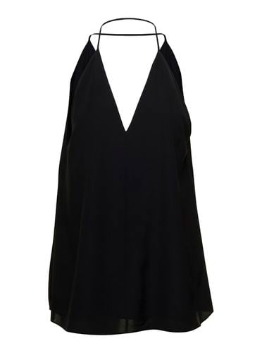 Top With Double Halter Neck In Silk Woman - Totême - Modalova