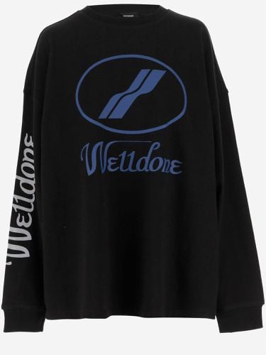 Long Sleeve Cotton Logo Shirt - WE11 DONE - Modalova