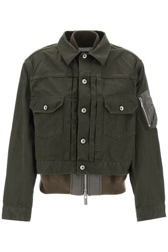 Sacai Layered Denim Jacket - Sacai - Modalova