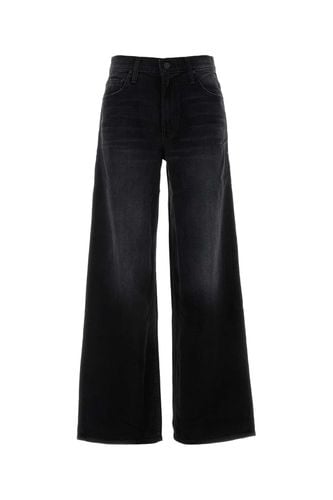 Black Denim The Spinner Zip Sneak Jeans - Mother - Modalova