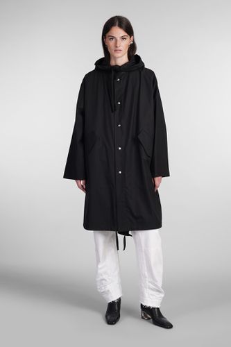 Jil Sander Black Hooded Midi Parka - Jil Sander - Modalova