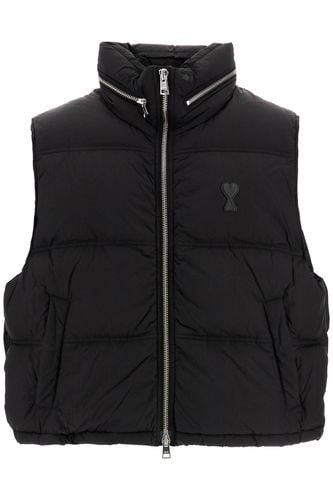 Sleeveless Down Jacket With - Ami Alexandre Mattiussi - Modalova