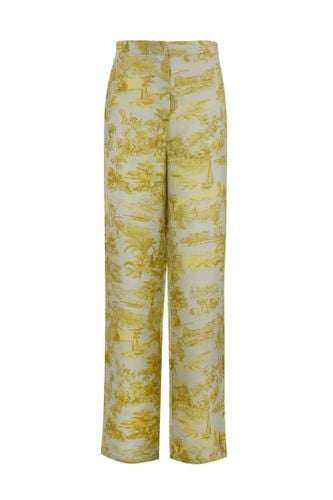 Zeus Trousers In Printed Twill - Max Mara Studio - Modalova