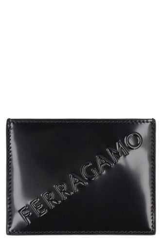 Ferragamo Leather Card Holder - Ferragamo - Modalova