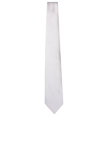 Geometric Pattern Cream Tie - Tom Ford - Modalova