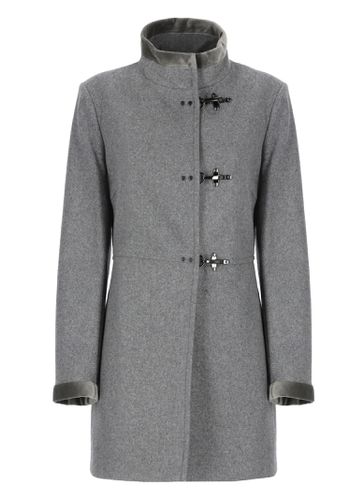 Virgin Coat In In Soft Wool Blend Fabric - Fay - Modalova