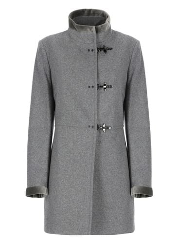 Virgin Coat In In Soft Wool Blend Fabric - Fay - Modalova