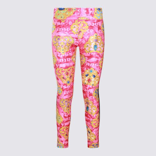 Pink Multicolour Heart Couture Leggings - Versace Jeans Couture - Modalova