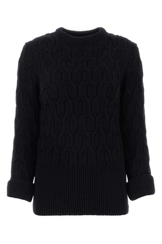 Midnight Blue Wool Sweater - Thom Browne - Modalova