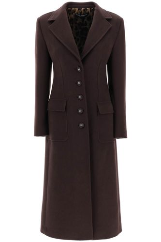 Shaped Coat In Wool And Cashmere - Dolce & Gabbana - Modalova