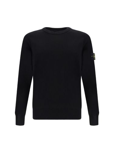 Crew-neck Pullover With Logo - Stone Island - Modalova