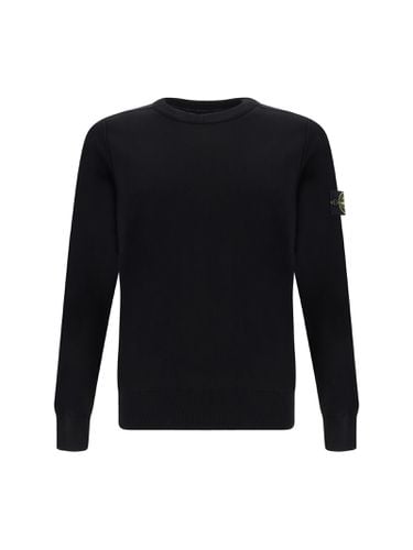 Crew-neck Pullover With Logo - Stone Island - Modalova