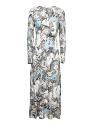 Floral Printed Midi Jersey Dress - Tory Burch - Modalova