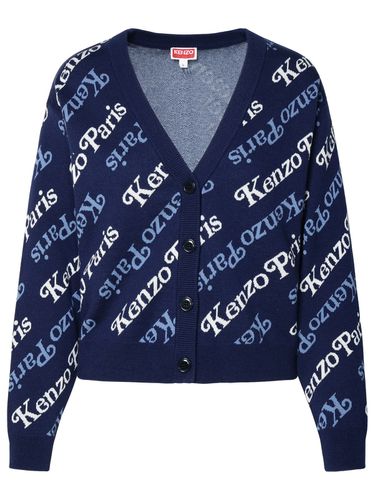 By Verdy Navy Wool Blend Cardigan - Kenzo - Modalova