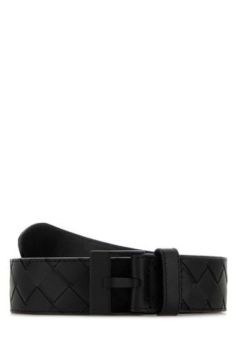 Bottega Veneta Black Leather Belt - Bottega Veneta - Modalova