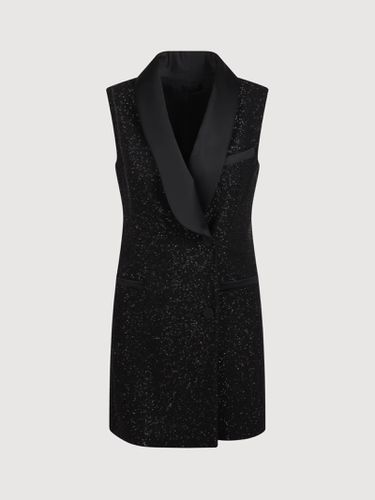 Embroidered Crepe Sleeveless Dress With Sequins - Max Mara - Modalova